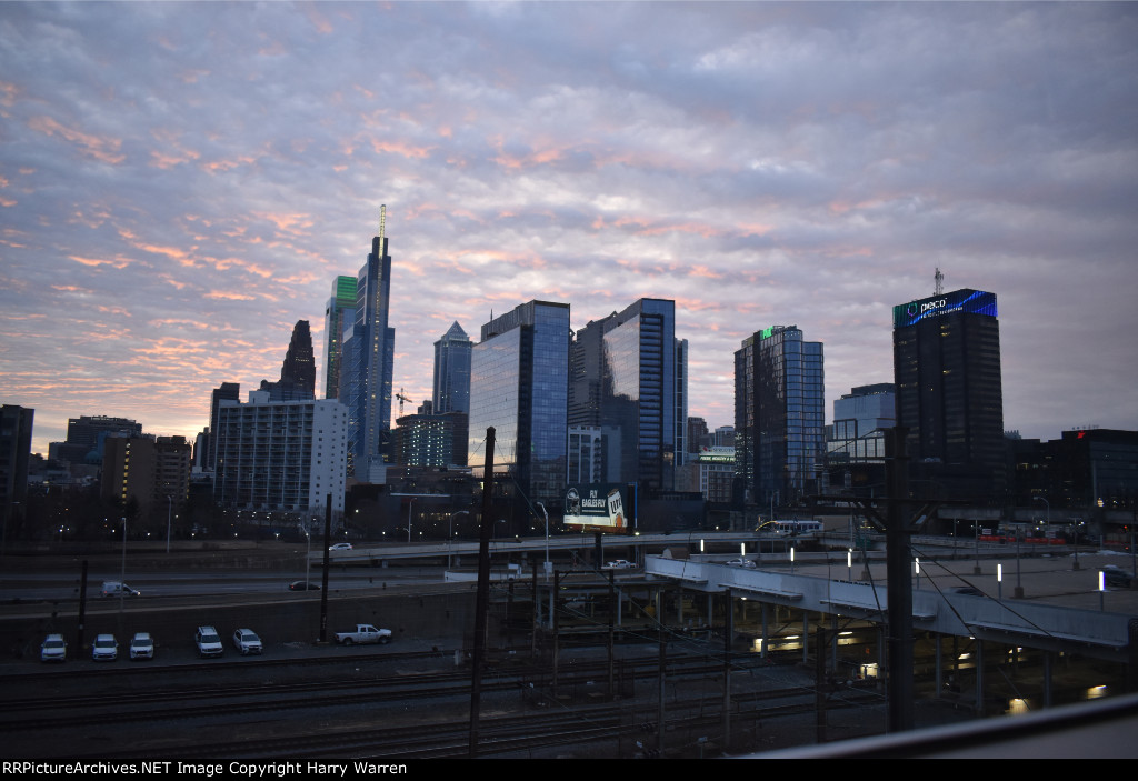 The Philly Skyline from 30th Street Station